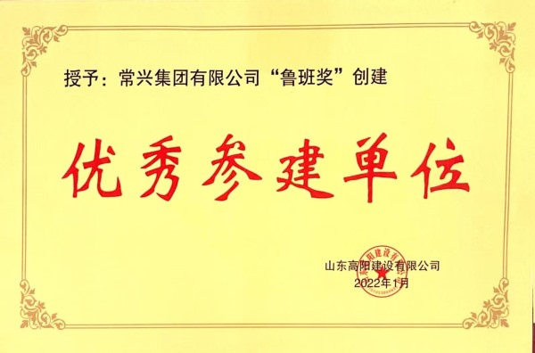 优秀参建单位
